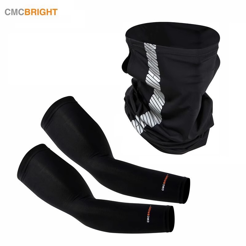 cmcbright防晒冰袖挂耳魔术头巾降温冰丝面罩防紫外线防风沙户外