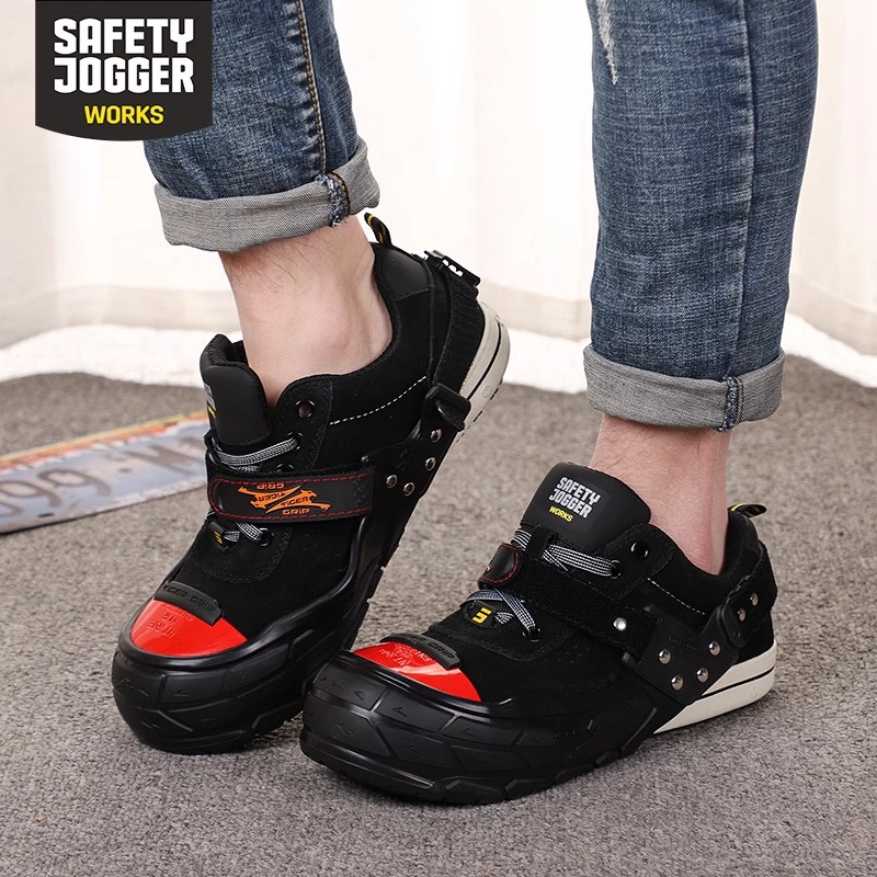 TIGERGRIP访客防砸鞋套SAFETYJOGGER铝钛合金防砸鞋头防滑VISITOR
